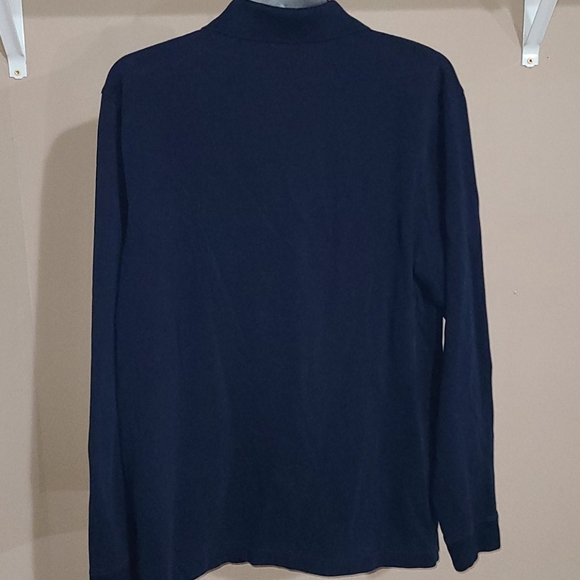 ST John's Bay Long Sleeve Polo Shirt, Size Medium - Picture 4 of 4